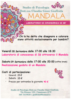 Laboratorio Mandala a Catania